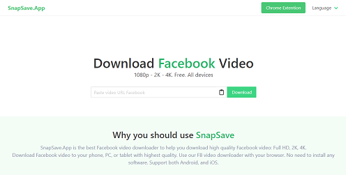 Facebook Video Downloader - Download Video Facebook Full HD 1080p
