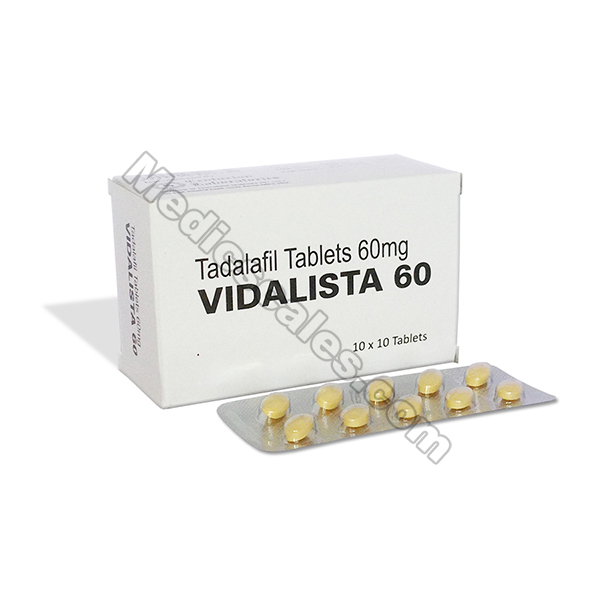 Buy Vidalista 60 mg (Tadalafil) Online [20% OFF] Erectile Dysfunction