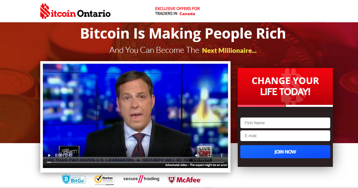 Bitcoin Ontario| Bitcoin Ontario App Signup| Official website