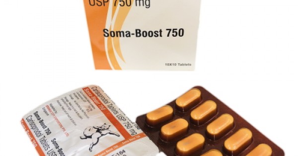 Somaboost 750mg | Muscle relaxer and Pain killer pills: uses