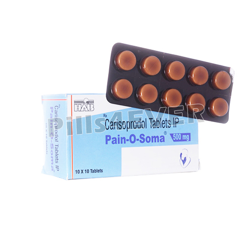 Buy Pain O Soma 500 Mg(Carisoprodol) | Review, Work, Dosage