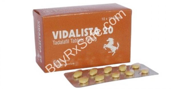 Vidalista 20mg (Tadalafil) Only $0.79 Per Tablet To Treat ED