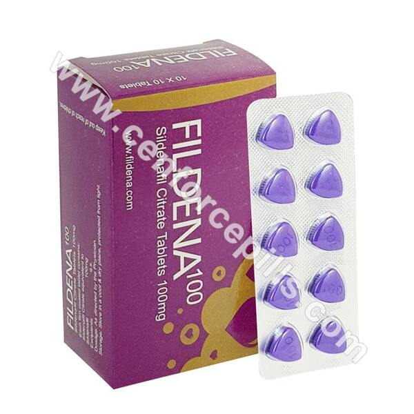 Buy Fildena 100 mg Online | Purple Triangle Pills | Wholesale Price