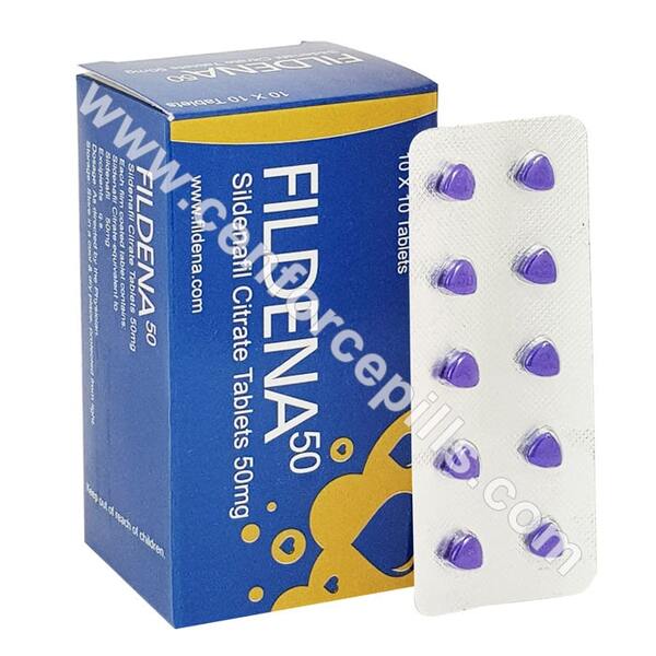 Fildena 50 Mg | 【 10% OFF 】| Uses, Dosage, Side Effects, Price