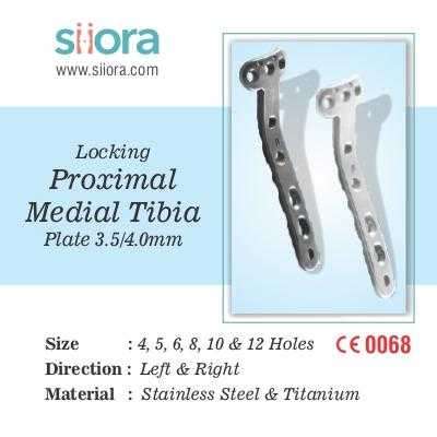 Locking Proximal Medial Tibia Plate 3.5/4.0 mm Profile Picture