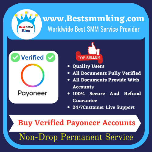 Buy Verified Payoneer Account | ID & Document Verified 100%Safe